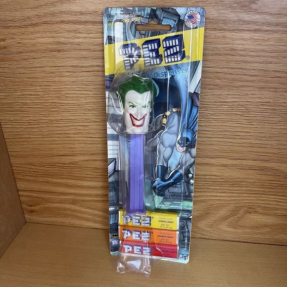 Vintage Pez Dispenser Collection Lot Of 8m NEW - Batman Joker Marvel Yoda More - Picture 4 of 12